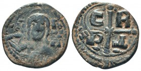 Byzantine Anonymous Follis , circa 976-1025. Bust of Christ facing.

Condition: Very Fine

Weight:6.50 gr
Diameter: 26 mm