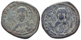 Byzantine Anonymous Follis , circa 976-1025. Bust of Christ facing.

Condition: Very Fine

Weight: 11.00 gr
Diameter: 27 mm