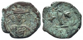 Tiberius III (Apsimar). 698-705. AE follis

Condition: Very Fine

Weight:3.70 gr
Diameter:22 mm