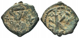 Justinian II, first reign (685-695), Follis 

Condition: Very Fine

Weight: 4.30 gr
Diameter: 25 mm