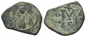 Heraclius Constantine and Heroclonas, Ae Follis

Condition: Very Fine

Weight:5.30 gr
Diameter: 24 mm