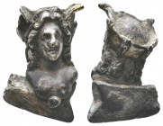 Roman Silver , Gold inlaid , Bust of goddess,

Condition: Very Fine

Weight: 8.55gr
Diameter: 24mm