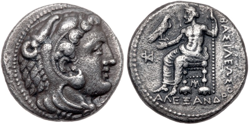 Macedonian Kingdom. Alexander III 'the Great'. Silver Tetradrachm (15.41 g), 336...