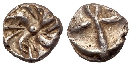 Thrace, Apollonia Pontika. Silver Hemiobol (0.28 g), 5th-4th centuries BC. Ancho...
