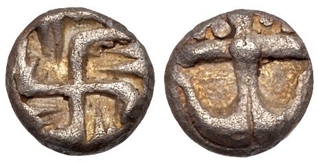 Thrace, Apollonia Pontika. Silver Hemiobol (0.36 g), 5th-4th centuries BC. Ancho...
