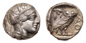 Attica, Athens. Silver Tetradrachm (17.21 g), ca. 454-404 BC. MS