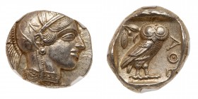 Attica. Athens. Silver Tetradrachm (17.21g), ca. 440-404 BC