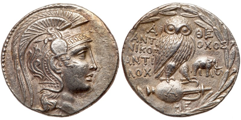 Attica, Athens. Silver Tetradrachm (16.33 g), ca. 168/5-42 BC. New Style issue. ...