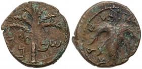 Judaea, Bar Kokhba Revolt. Æ Medium Bronze (10.70 g), 132-135 CE. VF