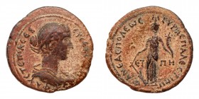 Judaea City Coinage. Samaria, Neapolis. Faustina II. Æ (12.27 g), Augusta, AD 147-175. VF
