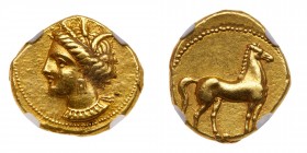 Carthage. Gold Stater (9.22g), ca. 350-320 BC