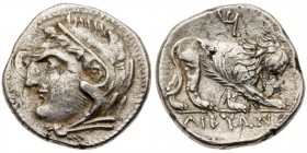 Zeugitania, Carthage. Libyan Revolt. Silver Shekel (7.33 g), ca. 241-238 BC. EF