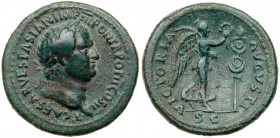 Titus. Æ As, as Caesar, AD 69-79. EF