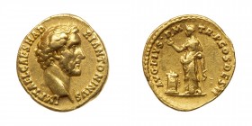 Antoninus Pius. Gold Aureus, as Caesar, AD 138. VF