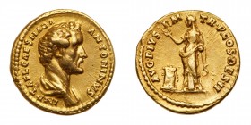 Antoninus Pius, AD 138-161. Gold Aureus (7.0 g). EF