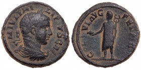 Phillip II, AD 247-249. AE 21 (8.89 g) as Caesar. VF