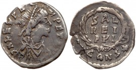 Leo I, 457-474 AD. Silver Siliqua (1.06g). VF