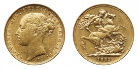 Australia. Sovereign, 1882-S. VF