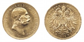 Austria. 10 Corona, 1909. BU