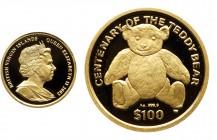 British Virgin Islands. 100 Dollars, 2002. PF