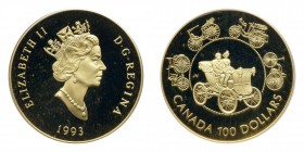 Canada. 100 Dollars, 1993. PF