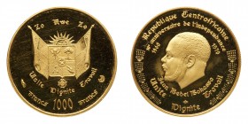 Central African Republic. 1000 Francs, 1970. PF