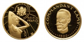 Chad. 1000 Francs, 1970. PF