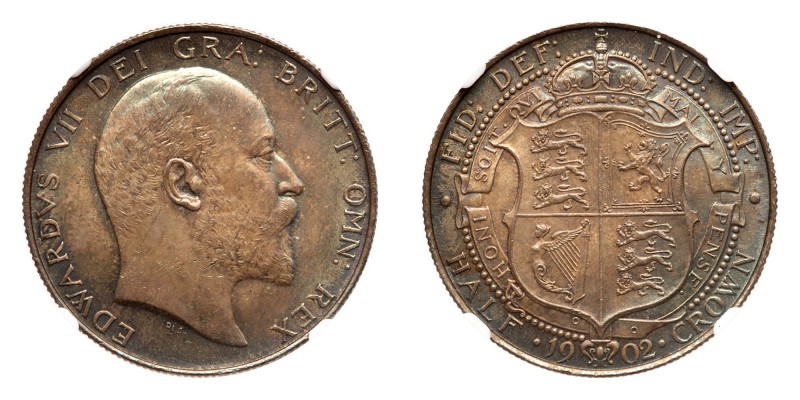 Great Britain. Halfcrown, 1902. S.3980; ESC-746; KM-802. Edward VII. Obverse; Bu...