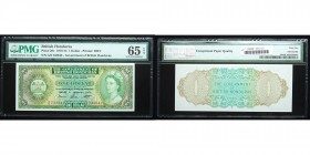 British Honduras. 1970-73 One Dollar