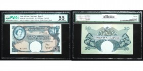 East Africa. Currency Board. ND (1958-60) Twenty Shillings