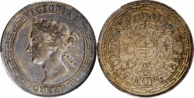 HONG KONG. 1/2 Dollar, 1866. Hong Kong Mint. Victoria. PCGS EF-40 Gold Shield.