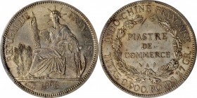 FRENCH INDO-CHINA. Piastre, 1898-A. Paris Mint. PCGS MS-62 Gold Shield.