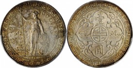 GREAT BRITAIN. Trade Dollar, 1896-B. Bombay Mint. Victoria. PCGS MS-63 Gold Shield.