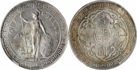 GREAT BRITAIN. Trade Dollar, 1898-B. Bombay Mint. Victoria. PCGS MS-64+ Gold Shield.