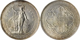 GREAT BRITAIN. Trade Dollar, 1899-B. Bombay Mint. Victoria. PCGS MS-64 Gold Shield.