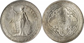GREAT BRITAIN. Trade Dollar, 1901-B. Bombay Mint. Victoria. PCGS MS-65+ Gold Shield.