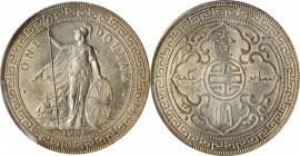 GREAT BRITAIN. Trade Dollar, 1901-C. Calcutta Mint. Victoria. PCGS MS-63 Gold Shield.