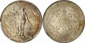 GREAT BRITAIN. Trade Dollar, 1902-B. Bombay Mint. Edward VII. PCGS MS-65 Gold Shield.