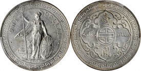 GREAT BRITAIN. Trade Dollar, 1903/2-B. Bombay Mint. Edward VII. PCGS MS-63+ Gold Shield.