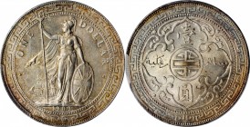 GREAT BRITAIN. Trade Dollar, 1909-B. Bombay Mint. Edward VII. PCGS MS-65+ Gold Shield.