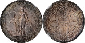 GREAT BRITAIN. Trade Dollar, 1895-B. Bombay Mint. Victoria. NGC MS-65.