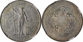 GREAT BRITAIN. Trade Dollar, 1901-C. Calcutta Mint. Victoria. NGC MS-63.