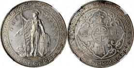 GREAT BRITAIN. Trade Dollar, 1904-B. Bombay Mint. Edward VII. NGC AU-58.