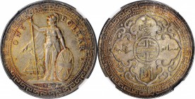 GREAT BRITAIN. Trade Dollar, 1909-B. Bombay Mint. Edward VII. NGC MS-65.
