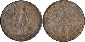 GREAT BRITAIN. Trade Dollar, 1909-B. Bombay Mint. Edward VII. PCGS MS-64 Gold Shield.
