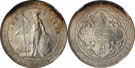 GREAT BRITAIN. Trade Dollar, 1929/1-B. Bombay Mint. George V. NGC MS-63.