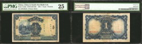 CHINA--REPUBLIC. China & South Sea Bank Limited. 1 Yuan, 1931. P-A132b. PMG Very Fine 25.