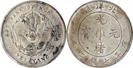 CHINA. Chihli (Pei Yang). 7 Mace 2 Candareens (Dollar), Year 29 (1903). PCGS AU-53 Gold Shield.