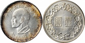 CHINA. Taiwan. Yuan, Year 50 (1961). PCGS MS-63 Gold Shield.