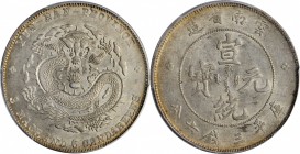 CHINA. Yunnan. 3 Mace 6 Candareens (50 Cents), ND (1909-11). PCGS MS-61 Gold Shield.